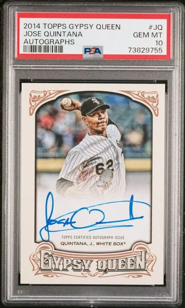 2014 Topps Gypsy Queen Jose Quintana Autograph #JQ card image
