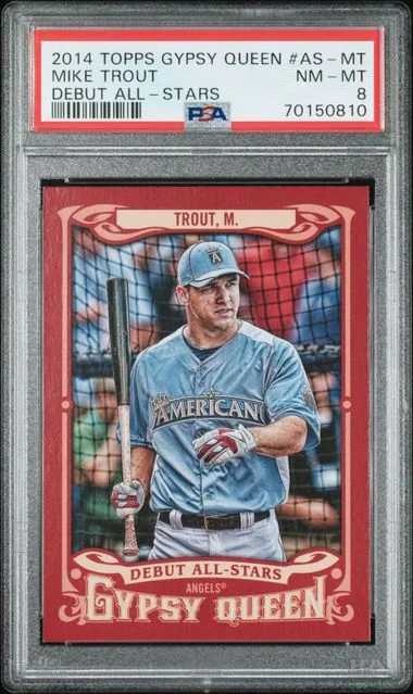 2014 Topps Gypsy Queen Mike Trout Debut All-Stars #AS-MT card image