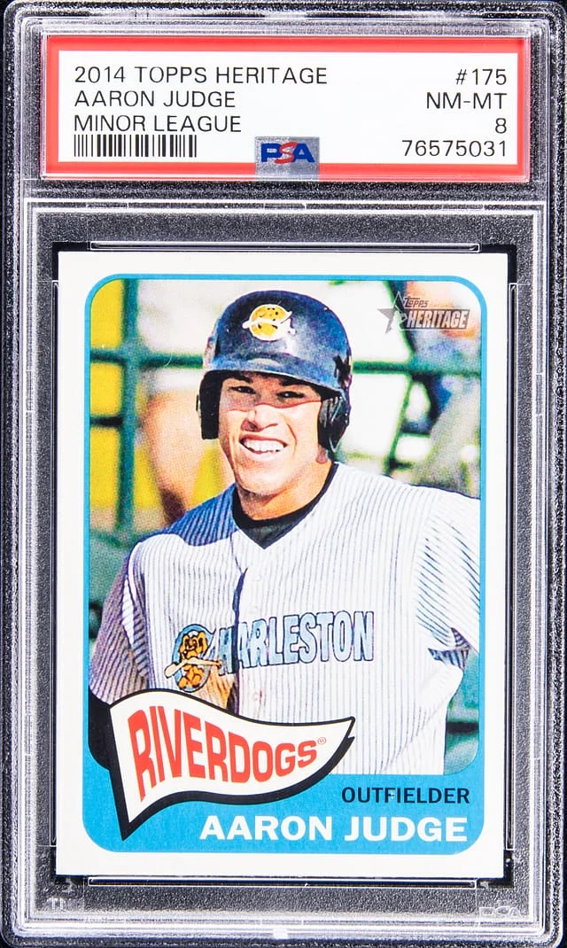2014 Topps Heritage Minor League Aaron Judge #175 card image