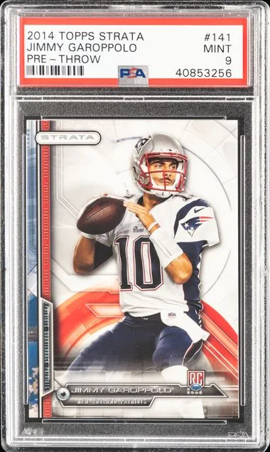 2014 Topps Jimmy Garoppolo Strata Bronze #141 card image