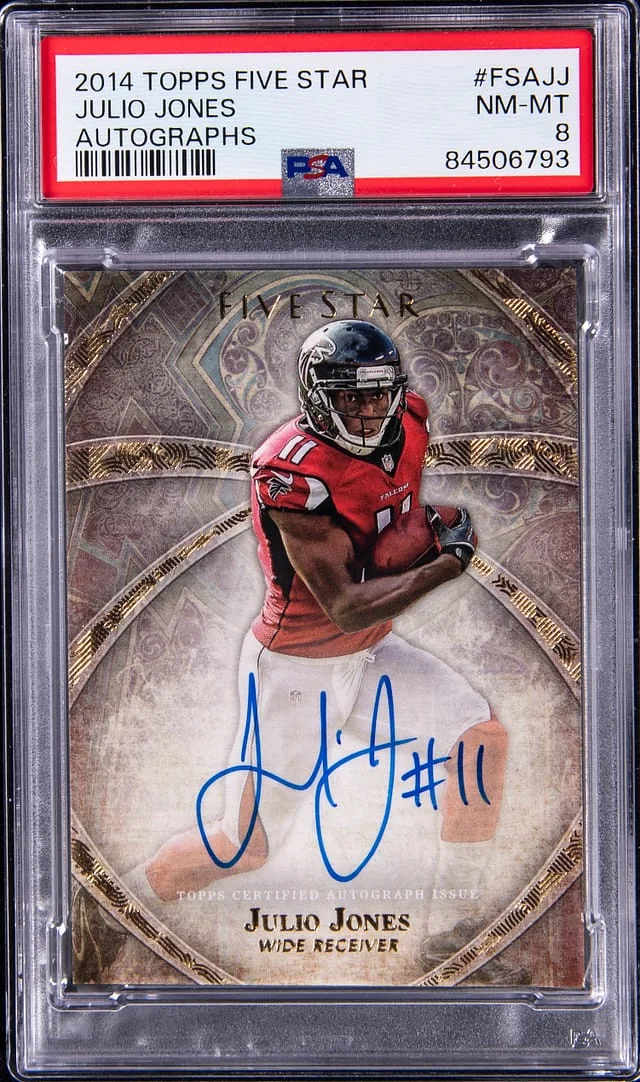 2014 Topps Julio Jones Five Star Autographs #FSAJJ card image