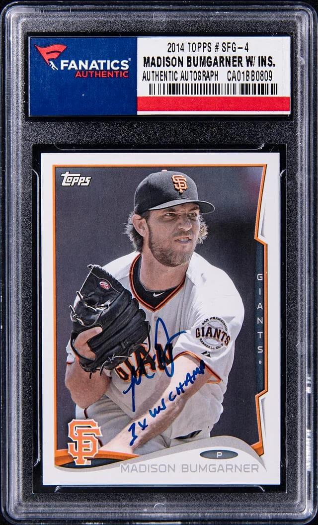 2014 Topps Madison Bumgarner #SFG-4 card image