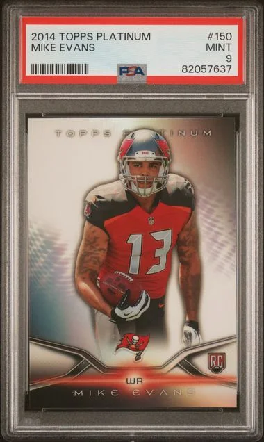 2014 Topps Mike Evans Platinum #150 card image
