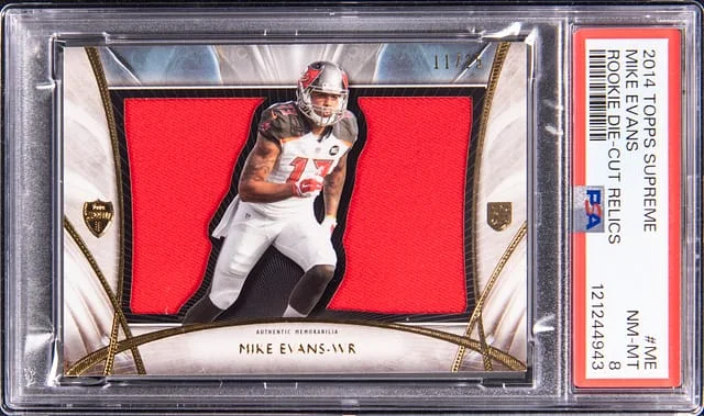 2014 Topps Mike Evans Supreme Die Cut Relics #SRDR-ME card image