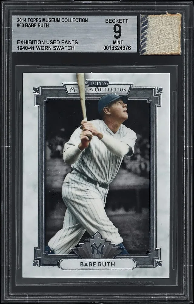 2014 Topps Museum Collection Babe Ruth #60 card image