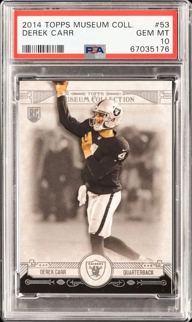 2014 Topps Museum Collection Derek Carr #53 card image