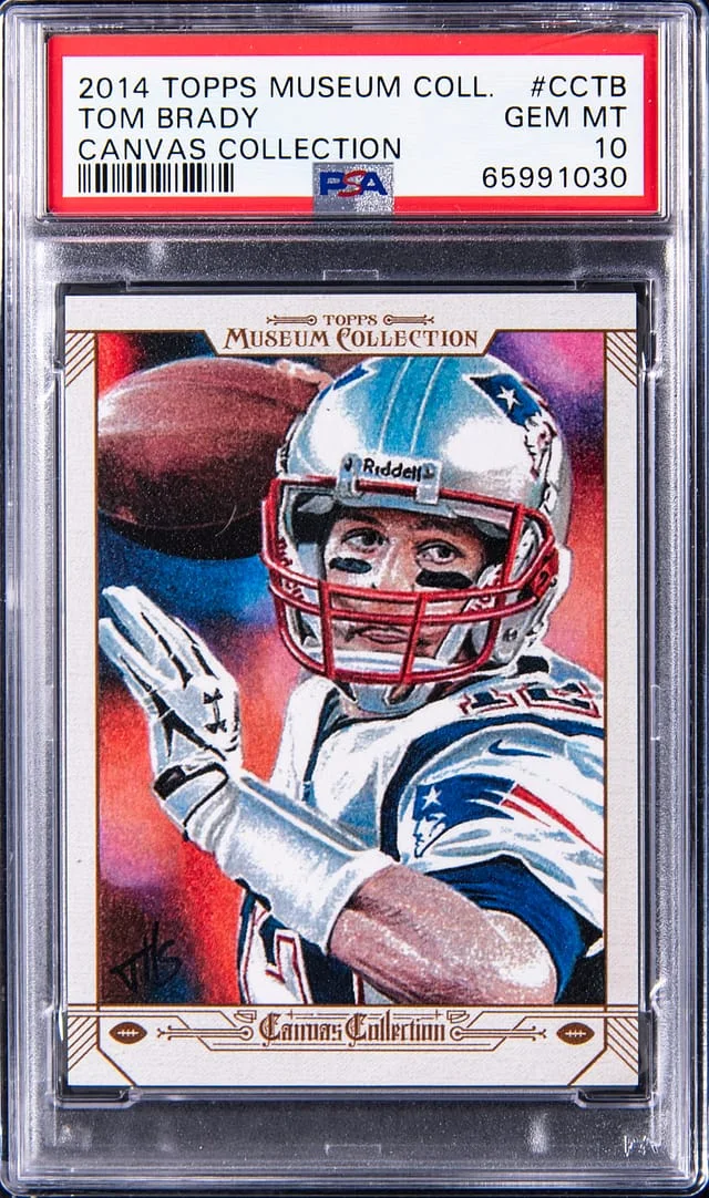 2014 Topps Museum Collection Tom Brady Canvas Collection #CC-TB card image