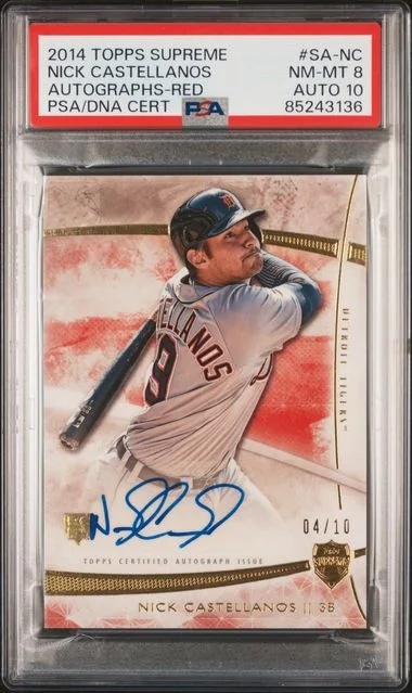 2014 Topps Nick Castellanos Supreme Autographs Red #SA-NC card image