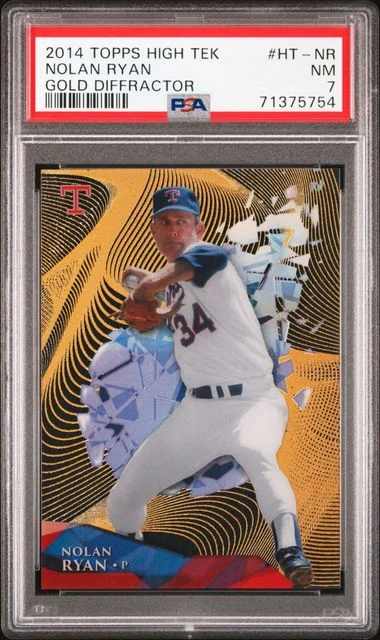 2014 Topps Nolan Ryan High Tek Gold Diffractor #HT-NR card image