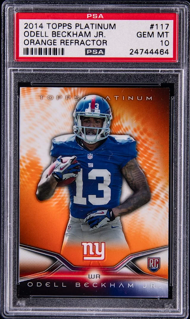 2014 Topps Odell Beckham Jr. Platinum Xfractors #117 card image