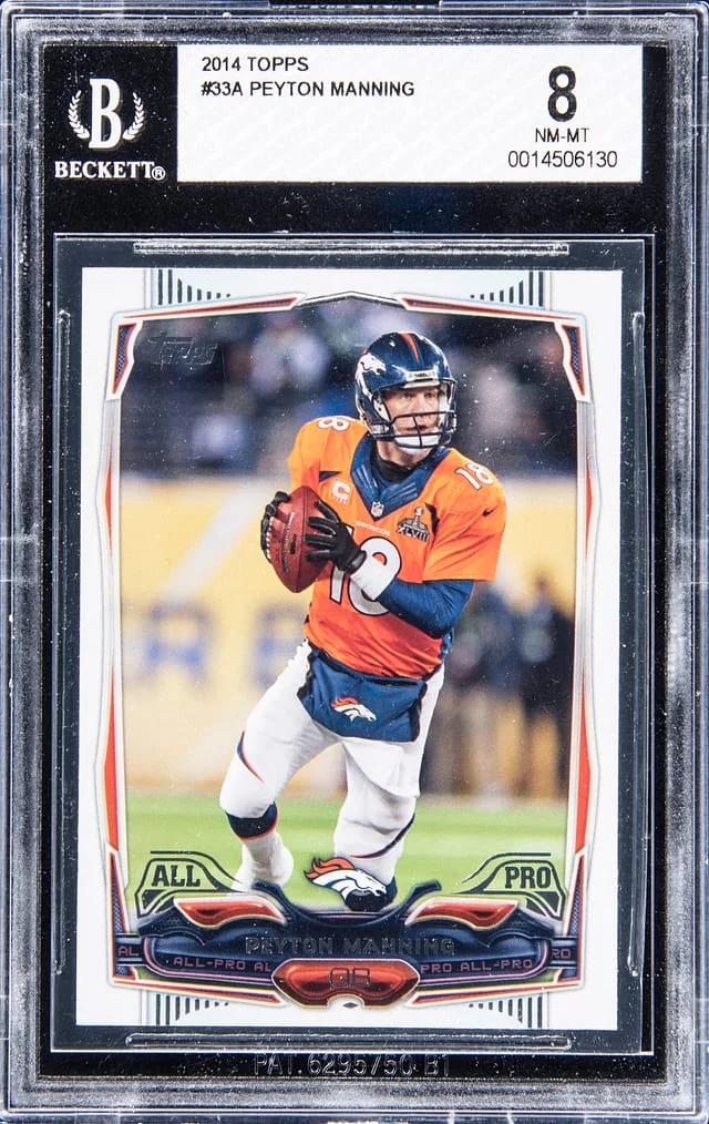 2014 Topps Peyton Manning #33A card image