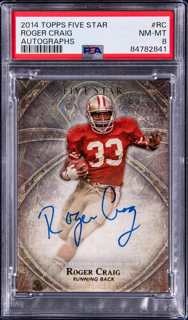 2014 Topps Roger Craig Five Star Autograph #FSA- card image