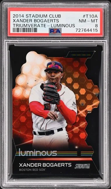 2014 Topps Stadium Club Xander Bogaerts Triumverate Luminous #T10A card image