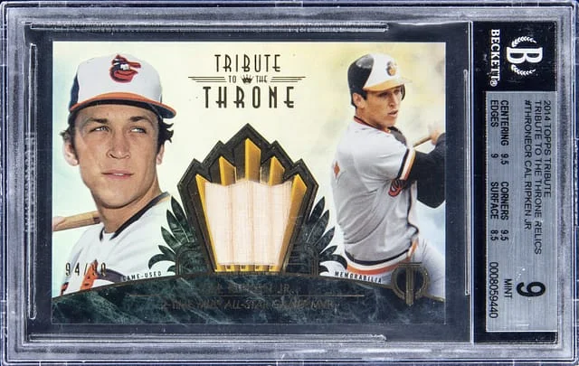 2014 Topps Tribute Cal Ripken Jr. To The Throne #THRONE-CR card image