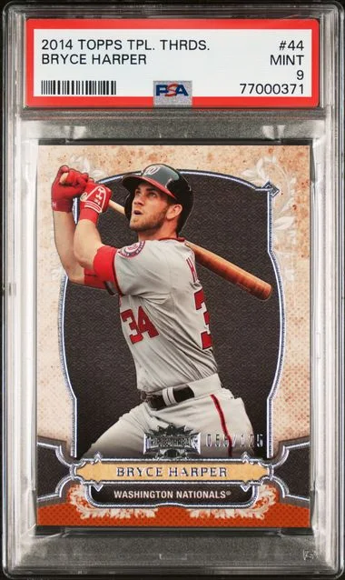 2014 Topps Triple Threads Bryce Harper #44 card image