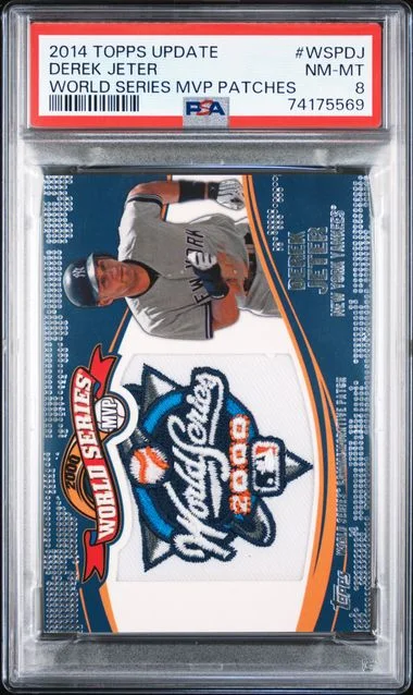 2014 Topps Update Derek Jeter World Series Mvp Patches #WSPDJ card image