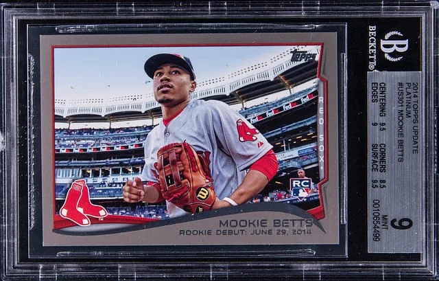 2014 Topps Update Mookie Betts #US-301 card image