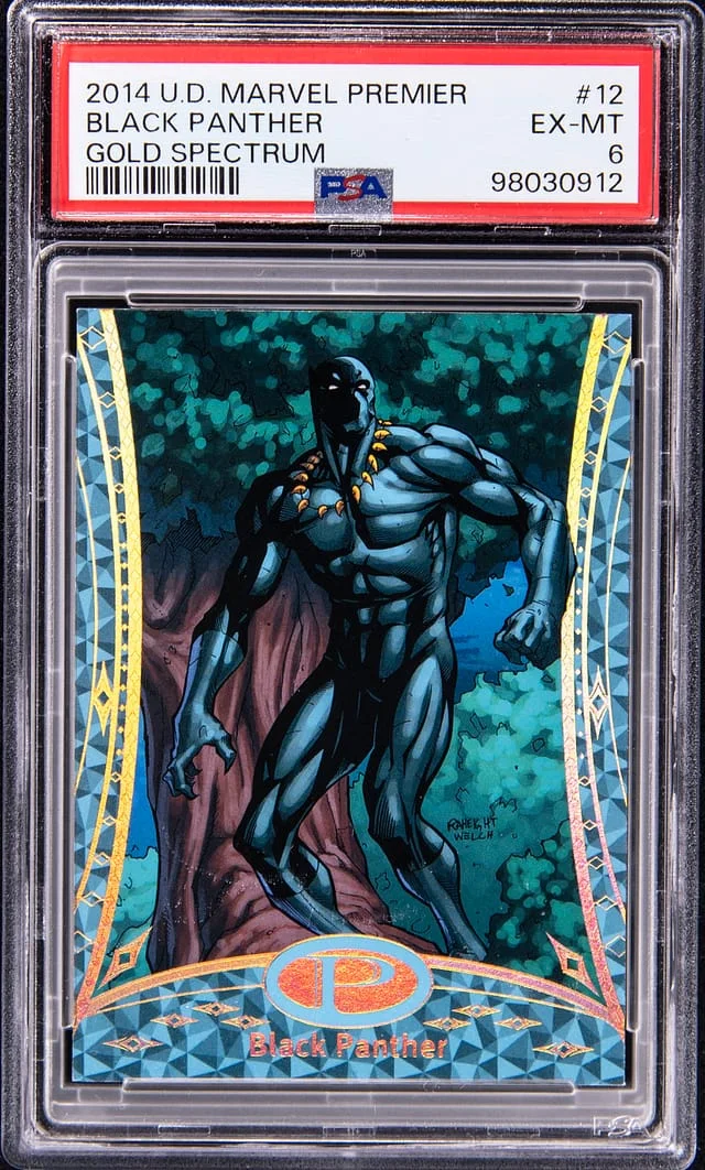2014 Upper Deck Black Panther Marvel Premier Gold Spectrum #12 card image