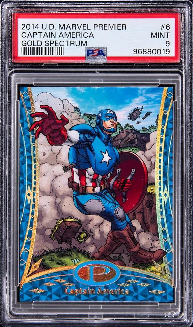 2014 Upper Deck Captain America Marvel Premier Gold Spectrum #6 card image