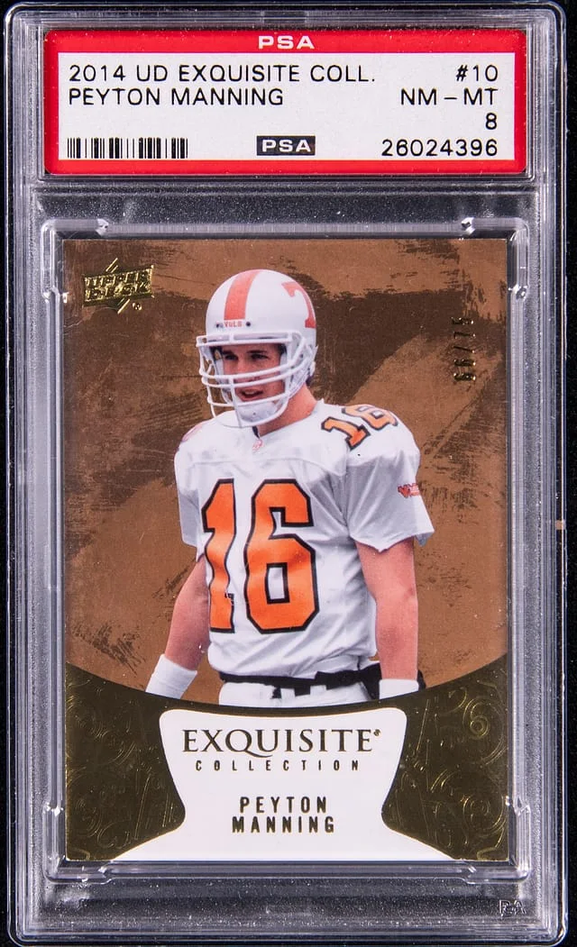 2014 Upper Deck Exquisite Collection Peyton Manning #10 card image