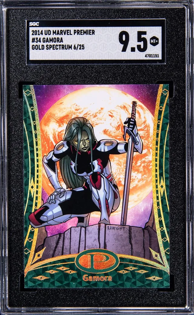 2014 Upper Deck Gamora Marvel Premier Gold Spectrum #34 card image