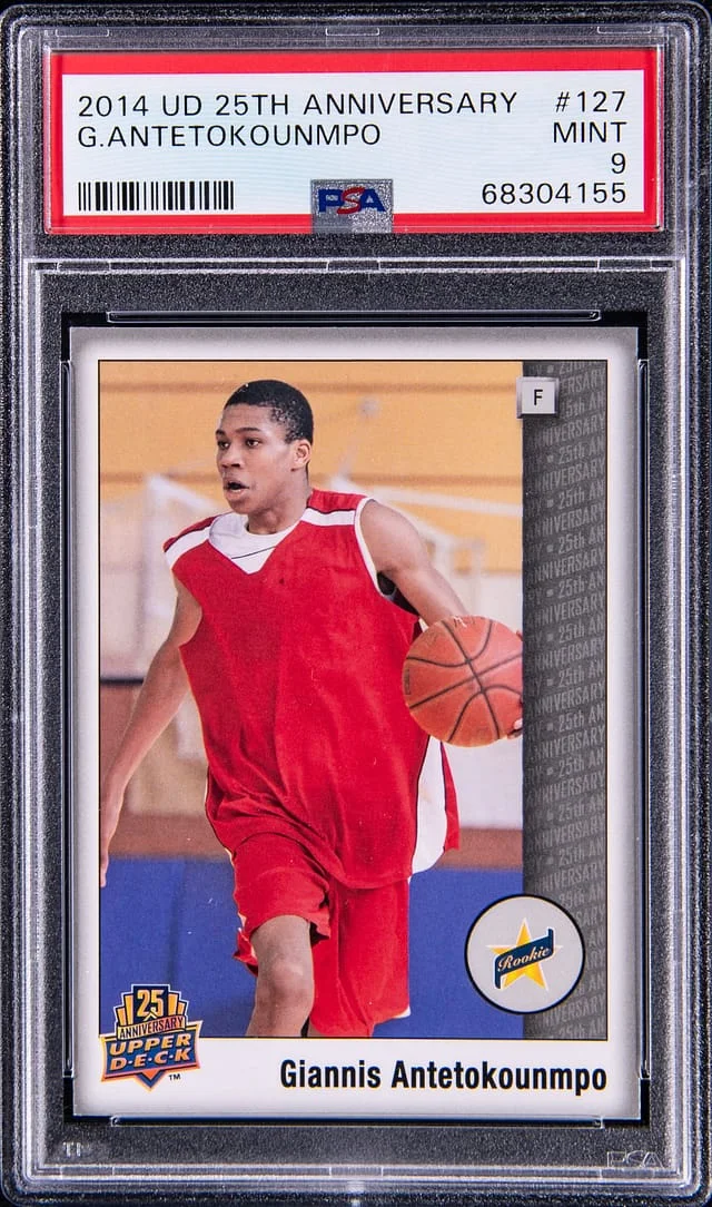 2014 Upper Deck Giannis Antetokounmpo 25th Anniversary #127 card image