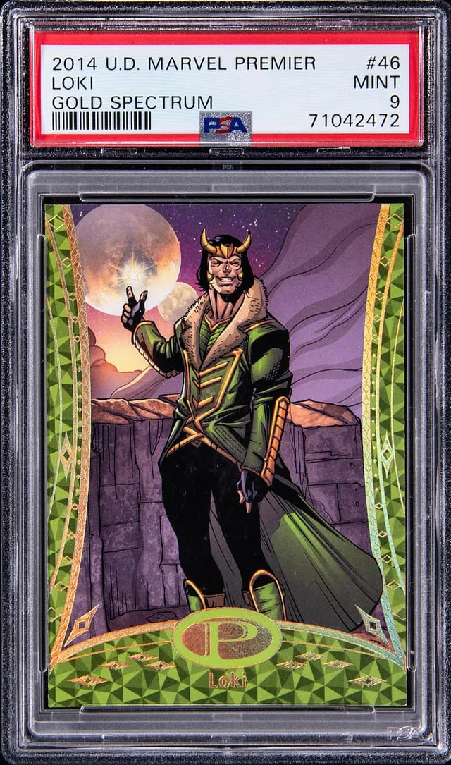 2014 Upper Deck Loki Marvel Premier Gold Spectrum #46 card image