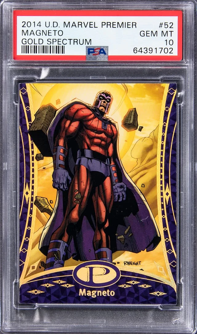 2014 Upper Deck Magneto Marvel Premier Gold Spectrum #52 card image