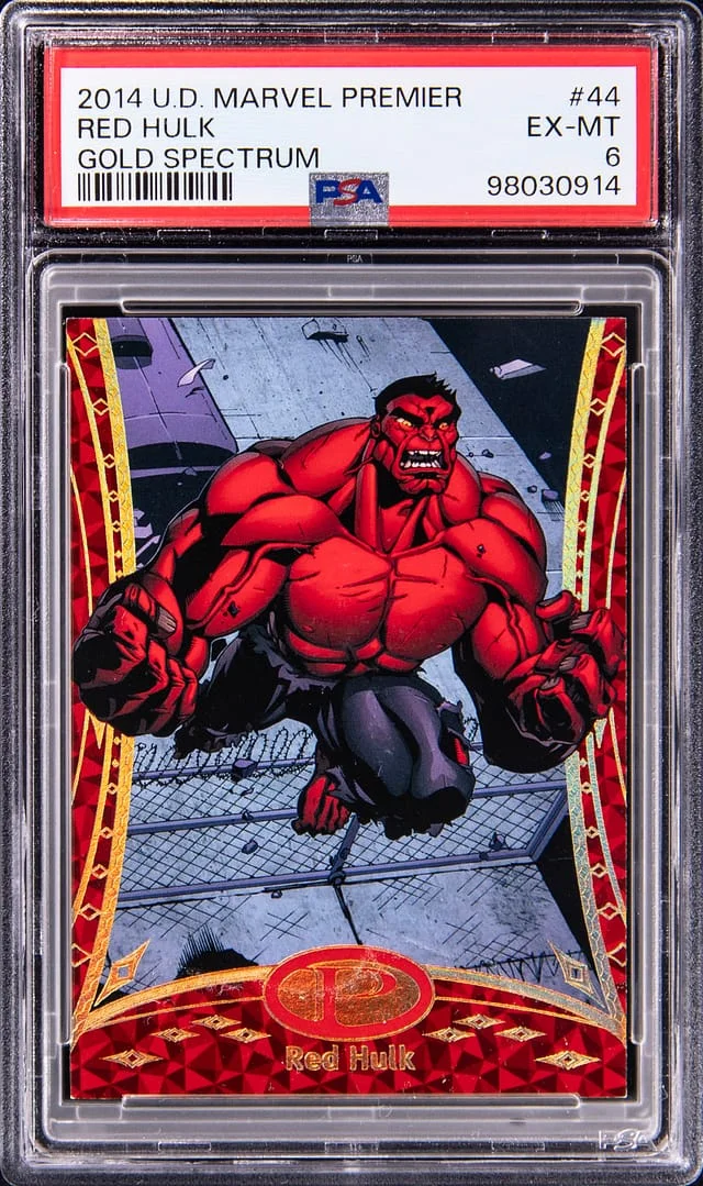 2014 Upper Deck Red Hulk Marvel Premier Gold Spectrum #44 card image
