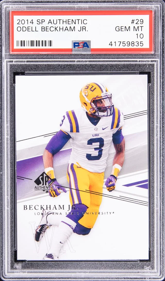 2014 Upper Deck SP Authentic Odell Beckham Jr. #29 card image