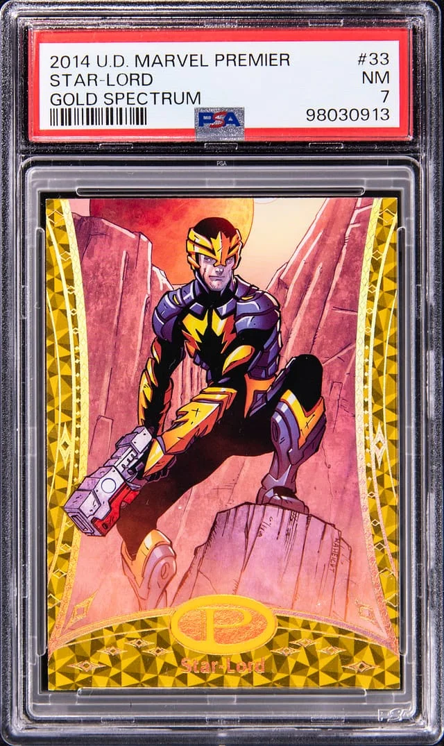 2014 Upper Deck Star-Lord Marvel Premier Gold Spectrum #33 card image