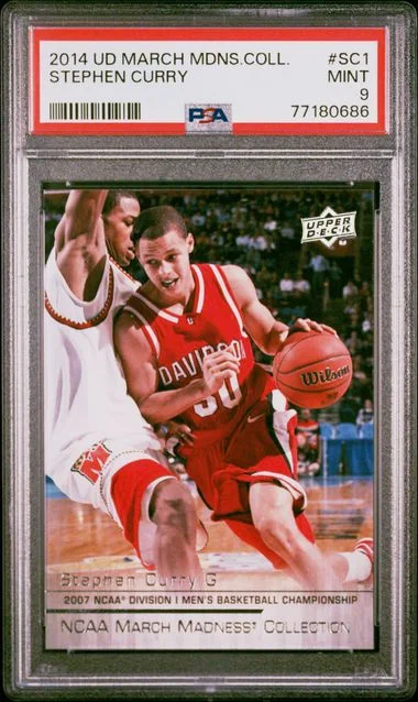 2014 Upper Deck Stephen Curry March Madness Collection #Sc1 card image