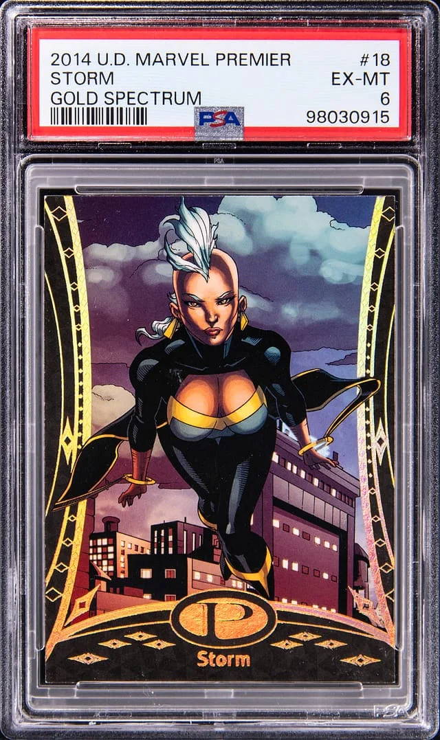 2014 Upper Deck Storm Marvel Premier Gold Spectrum #18 card image