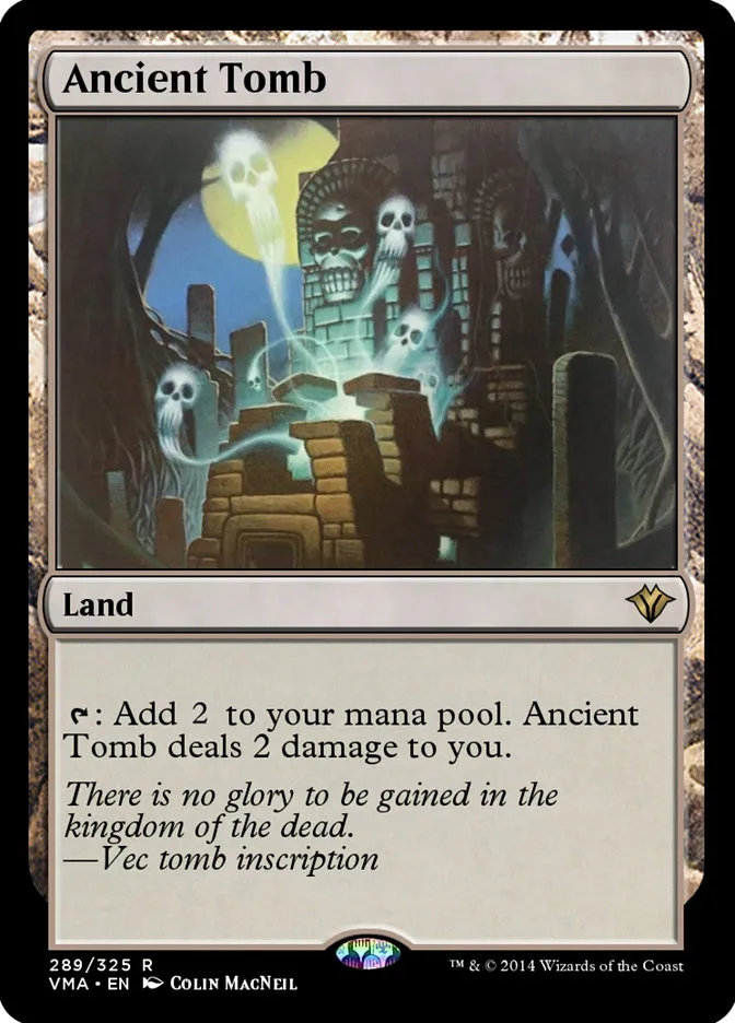 2014 Vintage Masters Ancient Tomb rare #289 unlisted card image