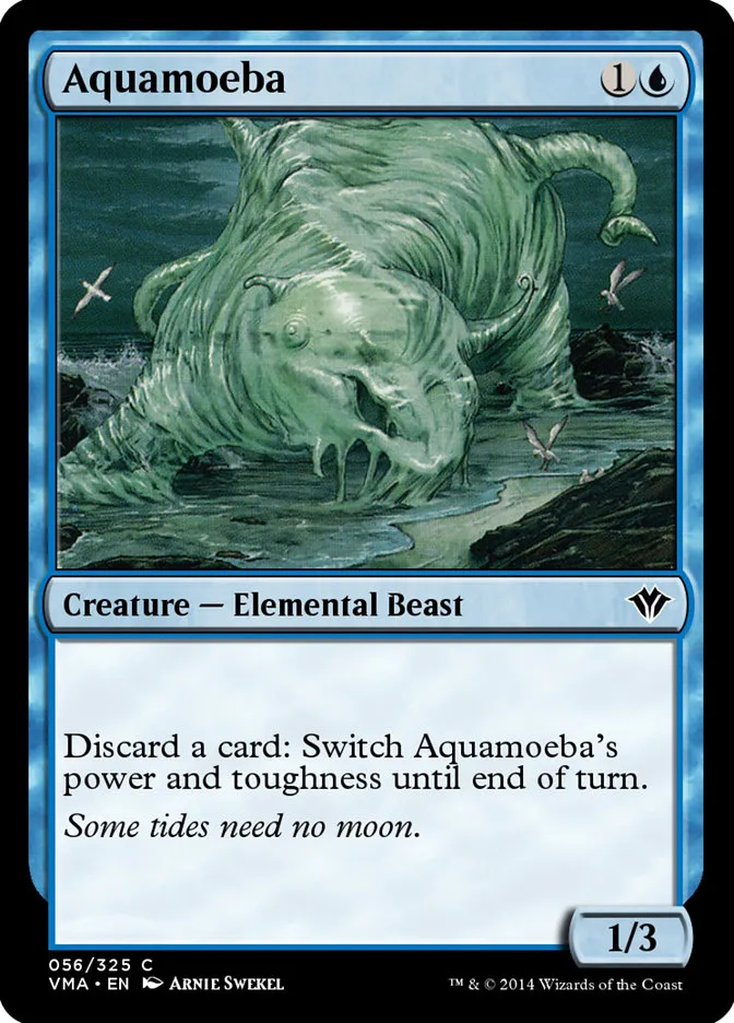 2014 Vintage Masters Aquamoeba common #56 unlisted card image