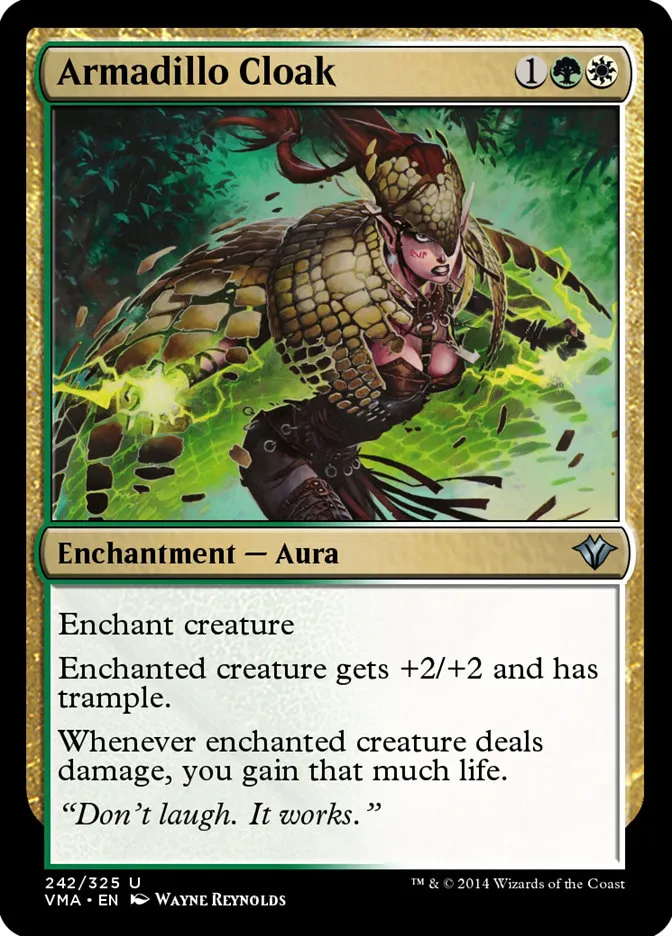 2014 Vintage Masters Armadillo Cloak uncommon #242 unlisted card image