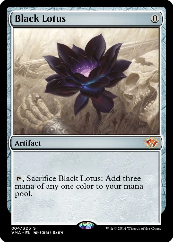 2014 Vintage Masters Black Lotus bonus #4 unlisted card image