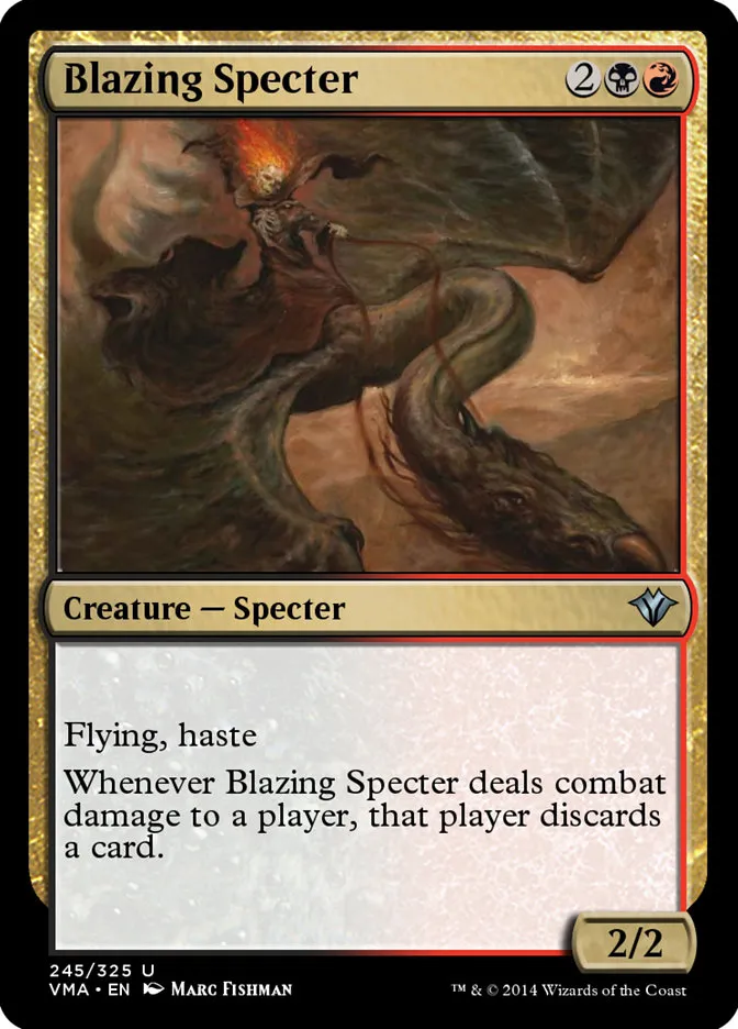 2014 Vintage Masters Blazing Specter uncommon #245 unlisted card image