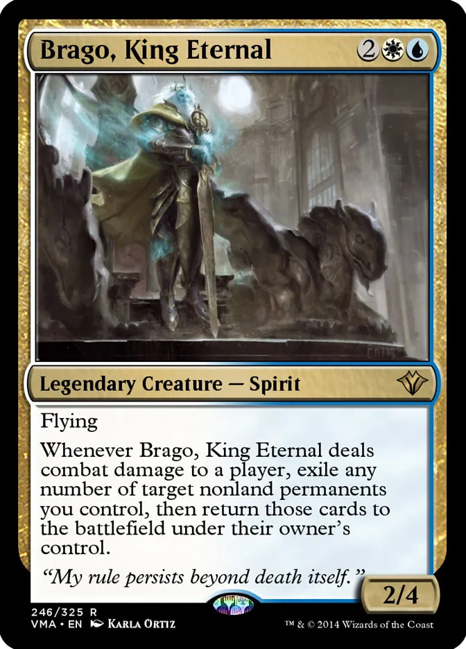 2014 Vintage Masters Brago, King Eternal rare #246 unlisted card image