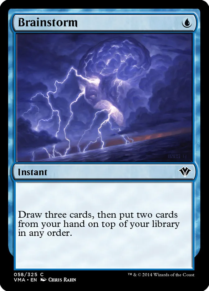 2014 Vintage Masters Brainstorm common #58 unlisted card image