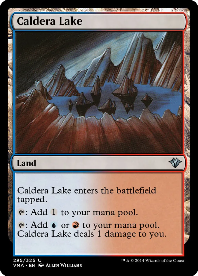2014 Vintage Masters Caldera Lake uncommon #295 unlisted card image