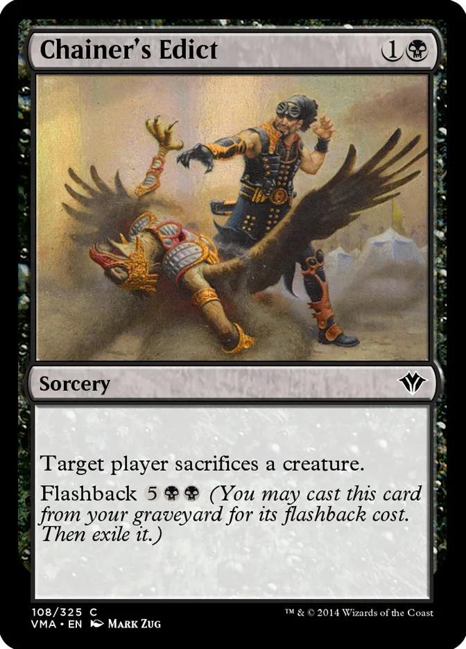 2014 Vintage Masters Chainer's Edict common #108 unlisted card image