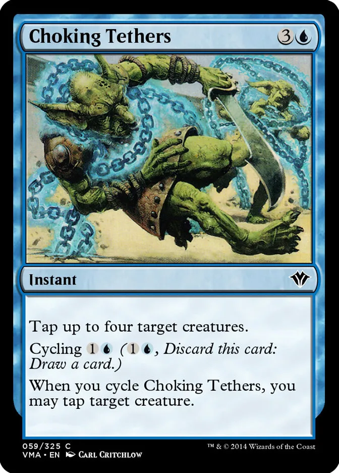 2014 Vintage Masters Choking Tethers common #59 unlisted card image