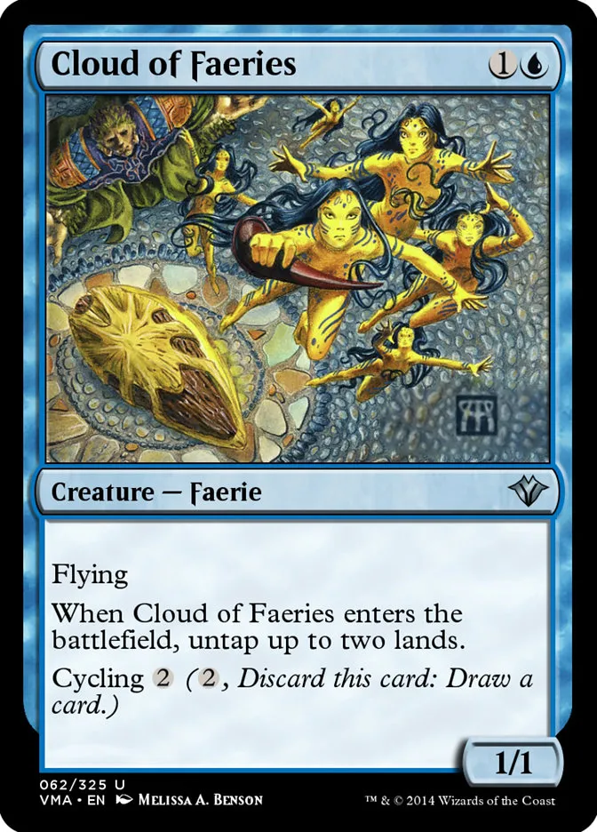 2014 Vintage Masters Cloud of Faeries uncommon #62 unlisted card image