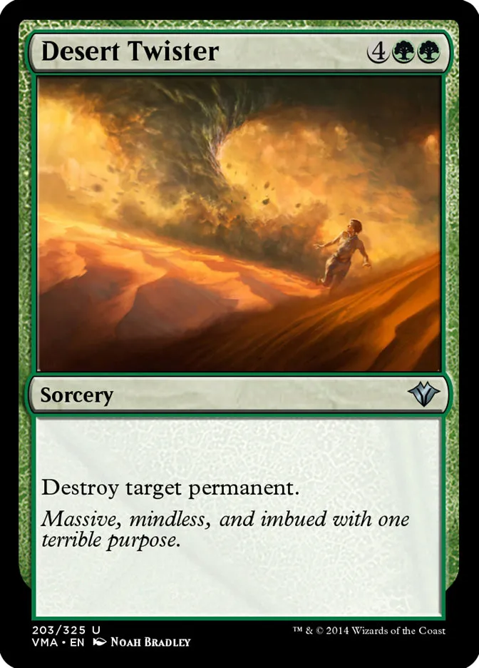 2014 Vintage Masters Desert Twister uncommon #203 unlisted card image