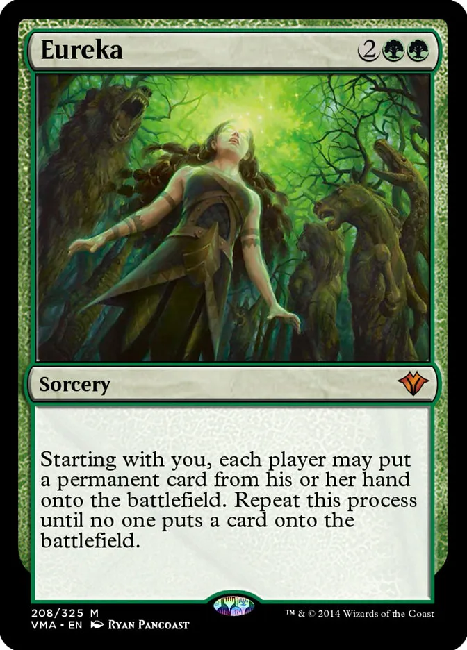 2014 Vintage Masters Eureka mythic #208 unlisted card image