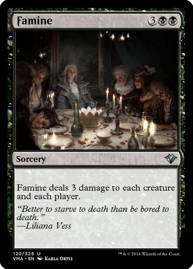 2014 Vintage Masters Famine uncommon #120 unlisted card image