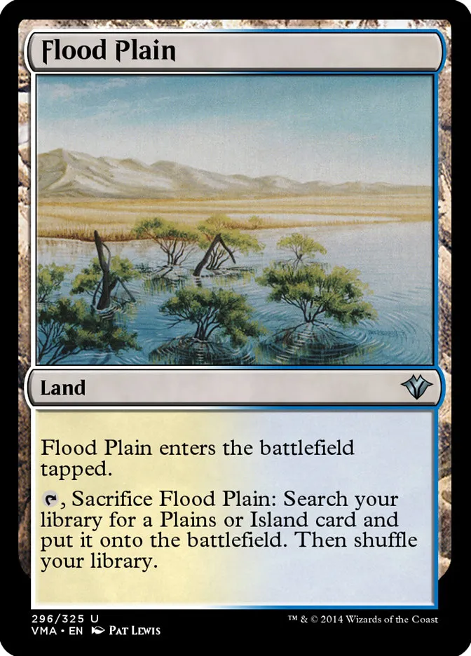 2014 Vintage Masters Flood Plain uncommon #296 unlisted card image