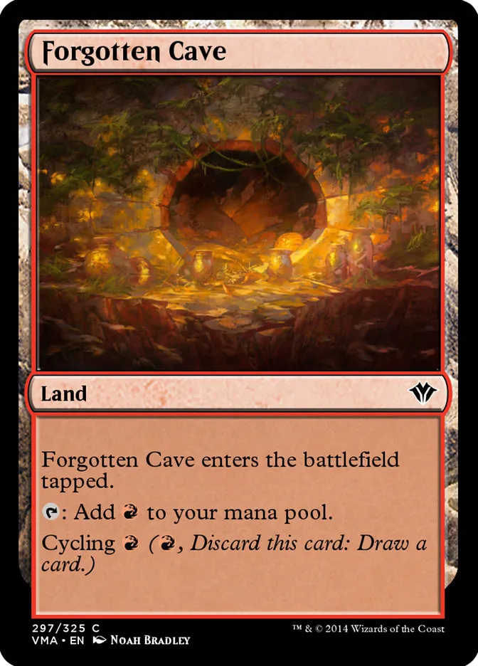2014 Vintage Masters Forgotten Cave common #297 unlisted card image