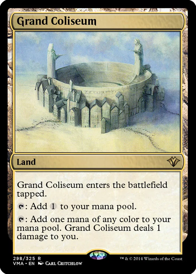 2014 Vintage Masters Grand Coliseum rare #298 unlisted card image